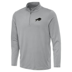 Buffalo Bills Antigua Reprocess Quarter-Zip Top Gray - NFL