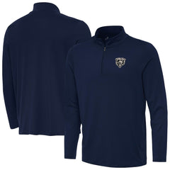Chicago Bears Antigua Reprocess Quarter-Zip Top Navy - NFL