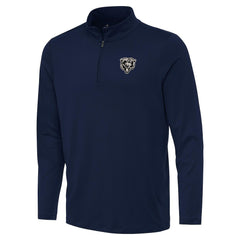 Chicago Bears Antigua Reprocess Quarter-Zip Top Navy - NFL