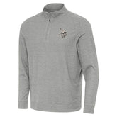 Minnesota Vikings Antigua Subtle Quarter-Zip Top Heather Gray - NFL