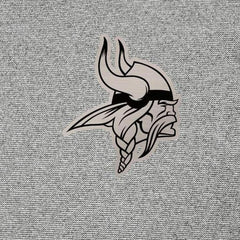 Minnesota Vikings Antigua Subtle Quarter-Zip Top Heather Gray - NFL