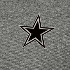 Dallas Cowboys Antigua Subtle Quarter-Zip Top Heather Black - NFL