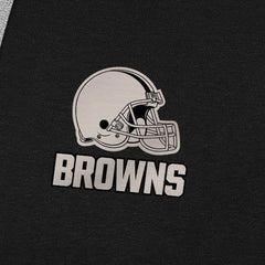 Cleveland Browns Antigua Brushed Carbon Victory Pullover Hoodie Black - NFL