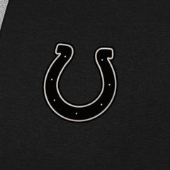 Indianapolis Colts Antigua Brushed Carbon Victory Pullover Hoodie Black - NFL