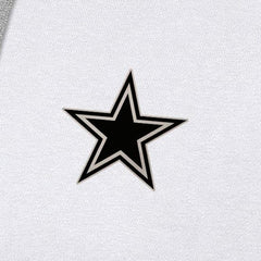 Dallas Cowboys Antigua Brushed Carbon Victory Pullover Hoodie White - NFL