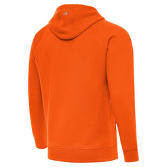 Denver Broncos Antigua Brushed Carbon Victory Pullover Hoodie Orange - NFL