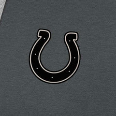 Indianapolis Colts Antigua Brushed Carbon Victory Pullover Hoodie Charcoal - NFL