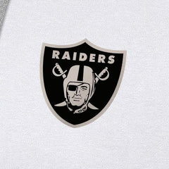 Las Vegas Raiders Antigua Brushed Carbon Victory Pullover Hoodie White - NFL