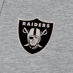 Las Vegas Raiders Antigua Brushed Carbon Victory Pullover Hoodie Heather Gray - NFL