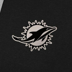 Miami Dolphins Antigua Brushed Carbon Victory Pullover Hoodie Black - NFL