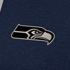 Seattle Seahawks Antigua Brushed Carbon Victory Pullover Hoodie College Navy - NFL