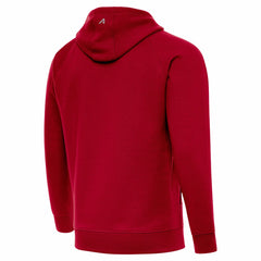 Tampa Bay Buccaneers Antigua Brushed Carbon Victory Pullover Hoodie Red - NFL