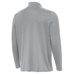 Philadelphia Eagles Antigua Reprocess Quarter-Zip Top Gray - NFL