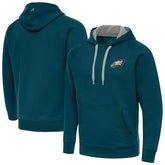 Philadelphia Eagles Antigua Victory Pullover Hoodie Midnight Green - NFL