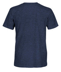 Tottenham Hotspur 1863FC Retro Monochrome Badge Vintage Tri-Blend T-Shirts - Navy