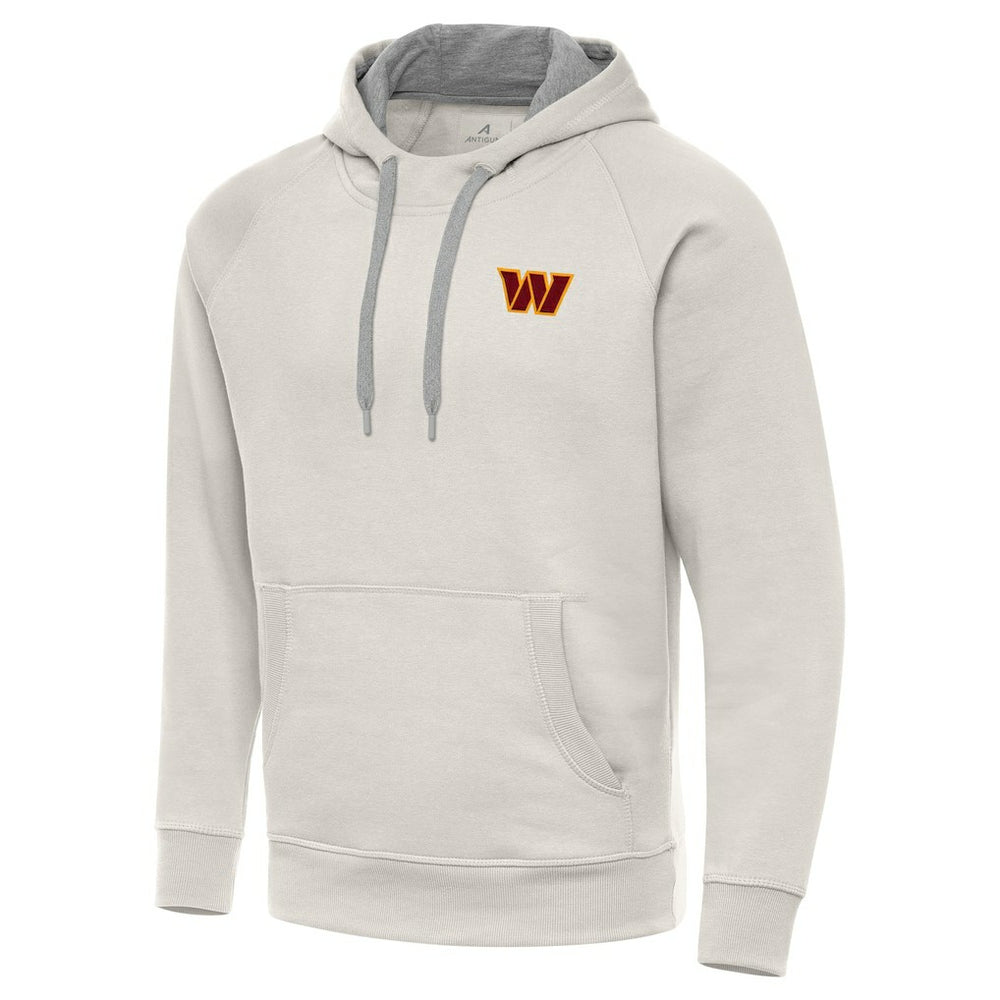 Washington Commanders Antigua Victory Raglan Pullover Hoodie Cream - NFL