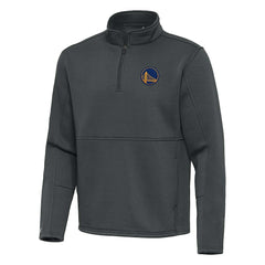 NBA - Golden State Warriors Antigua Twist Quarter-Zip Pullover Top - Pewter