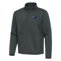 NBA - Memphis Grizzlies Antigua Twist Quarter-Zip Pullover Top - Pewter