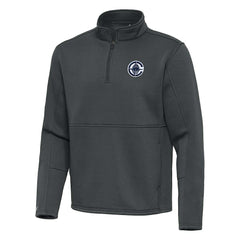NBA - LA Clippers Antigua Twist Quarter-Zip Pullover Top - Pewter