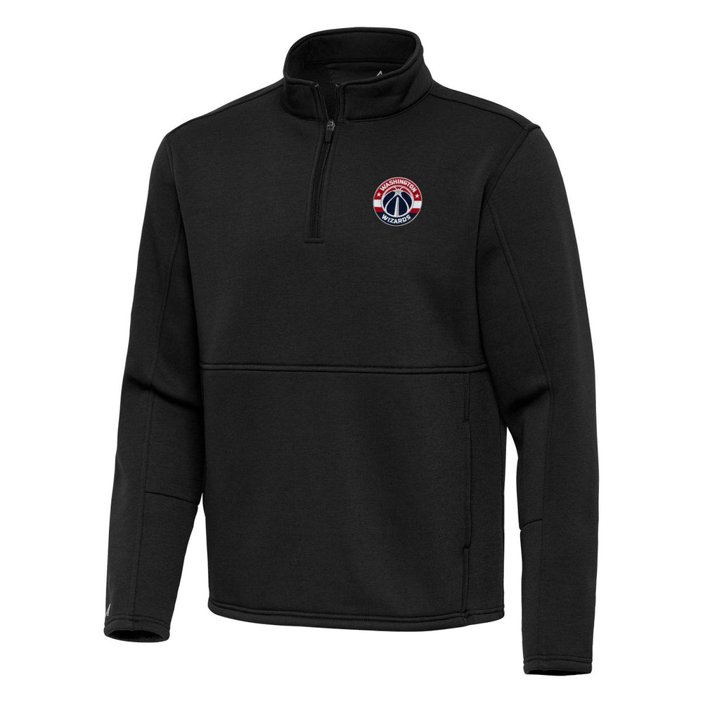 NBA - Washington Wizards Antigua Twist Quarter-Zip Pullover Top - Black