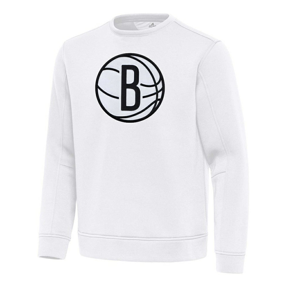 NBA - Brooklyn Nets Antigua Relevant Pullover Sweatshirt - White