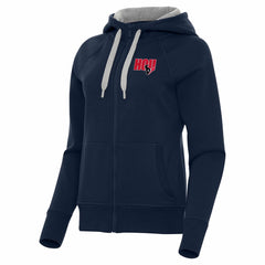 Houston Texans Antigua Women's Victory Full-Zip Hoodie Navy - NFL