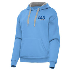 Los Angeles Chargers Antigua Women's Victory Pullover Hoodie Powder Blue - NFL