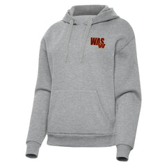 Washington Commanders Antigua Women's Victory Pullover Hoodie Heather Gray - NFL