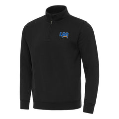 Los Angeles Chargers Antigua Men's Victory Quarter-Zip Sweatshirt Black - NFL