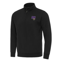 Minnesota Vikings Antigua Men's Victory Quarter-Zip Sweatshirt Black - NFL