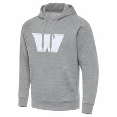 Washington Commanders Antigua Victory Pullover Hoodie Heather Gray - NFL
