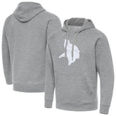Minnesota Vikings Antigua Victory Pullover Hoodie Heather Gray - NFL
