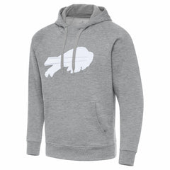 Buffalo Bills Antigua Victory Pullover Hoodie Heather Gray - NFL