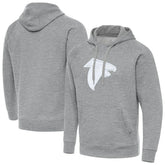 Atlanta Falcons Antigua Victory Pullover Hoodie Heather Gray - NFL