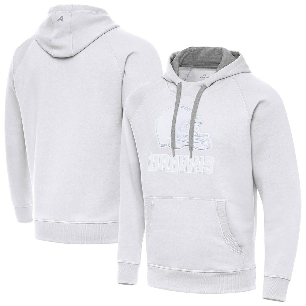 Cleveland Browns Antigua Victory Pullover Hoodie White - NFL