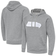 Seattle Seahawks Antigua Victory Pullover Hoodie Heather Gray - NFL