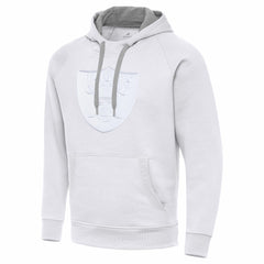 Las Vegas Raiders Antigua Victory Pullover Hoodie White - NFL