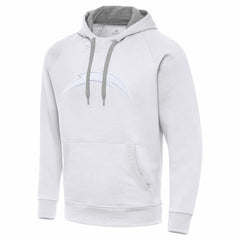 Los Angeles Chargers Antigua Victory Pullover Hoodie White - NFL