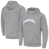 Los Angeles Chargers Antigua Victory Pullover Hoodie Heather Gray - NFL
