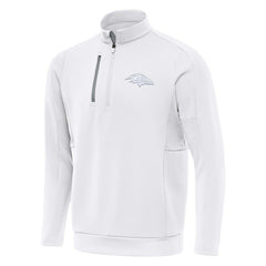 Baltimore Ravens Antigua Generation Quarter-Zip Jacket White - NFL