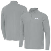 Los Angeles Chargers Men's Antigua Intent Quarter-Zip Jacket Gray - NFL