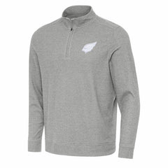 Arizona Cardinals Antigua Subtle Quarter-Zip Jacket Heather Gray - NFL
