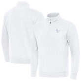 Houston Texans Antigua Victory Quarter-Zip Top White - NFL