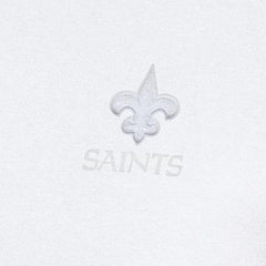 New Orleans Saints Antigua Victory Quarter-Zip Top White - NFL