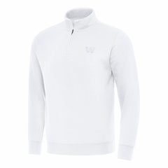 Washington Commanders Antigua Victory Quarter-Zip Top White - NFL
