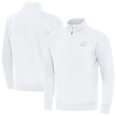 Miami Dolphins Antigua Victory Quarter-Zip Top White - NFL