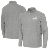 Buffalo Bills Antigua Subtle Quarter-Zip Top Heather Gray - NFL
