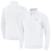 New York Giants Antigua Victory Quarter-Zip Top White - NFL