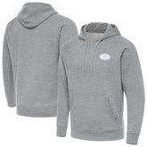 San Francisco 49ers Antigua Victory Pullover Hoodie Heather Gray - NFL