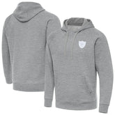 Las Vegas Raiders Antigua Victory Pullover Hoodie Heather Gray - NFL